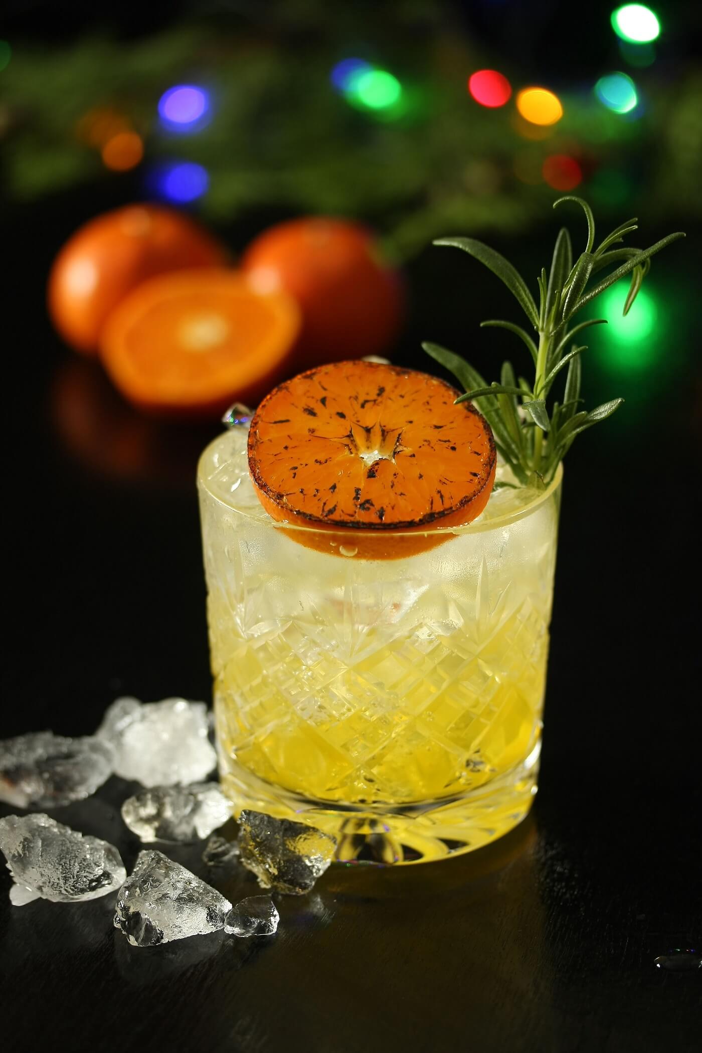 Spiced Clementine Gin Fizz Cocktail Recipe ⋆ Jupiter Hadley