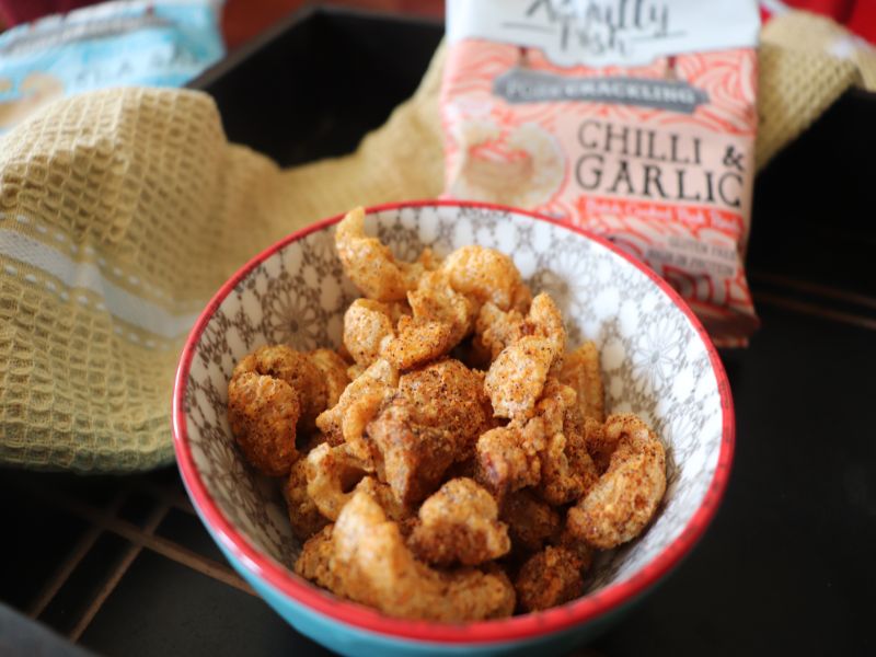 Pork Rinds,pork Scratchings Or Pork Cracklings Stock Photo - Image Of Piece, Delicious: 152826322