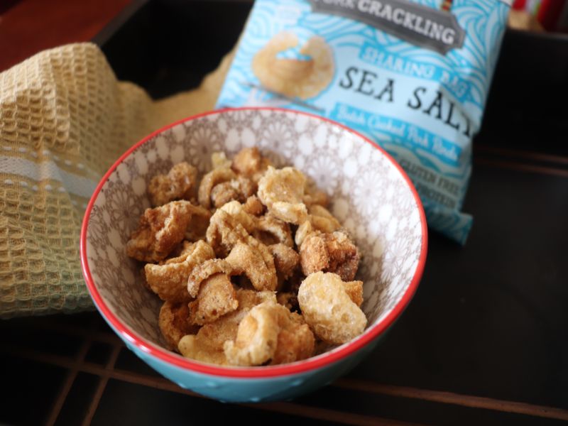 Pork Rinds,pork Scratchings Or Pork Cracklings Stock Photo - Image Of Piece, Delicious: 152826322